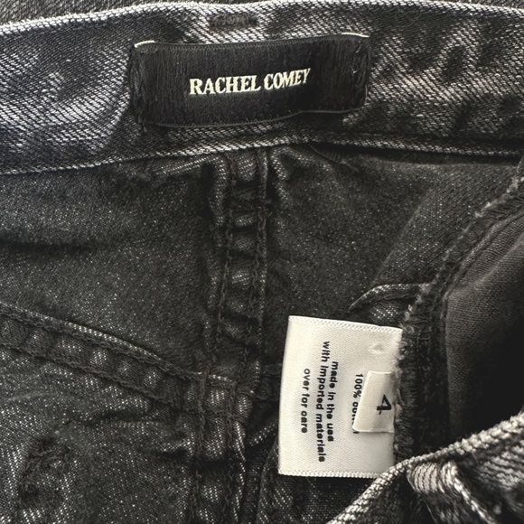 Rachel Comey high waisted washed black jeans clean slim legion la garconne S 4 - Picture 9 of 9